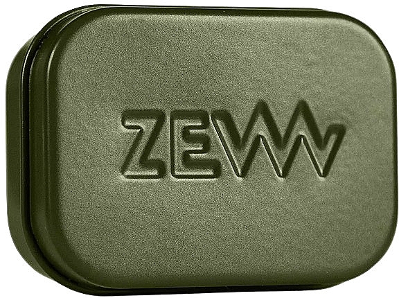 Мыльница металлическая, зеленая - Zew For Men Soap Holder — фото N1