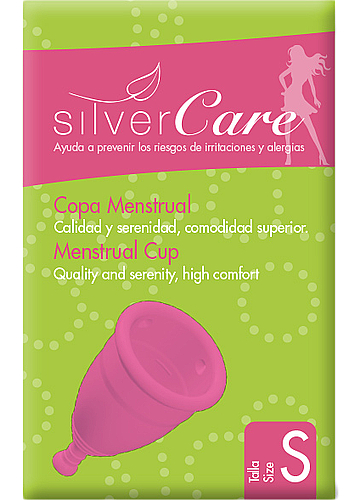 Гігієнічна менструальна чаша, розмір S - Silver Care — фото N1