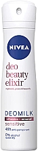 Духи, Парфюмерия, косметика Дезодорант-спрей - NIVEA Beauty Elixir Sensitive Spray