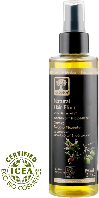 Естественный натуральный эликсир для волос - BIOselect Natural Hair Elixir With Dictamella