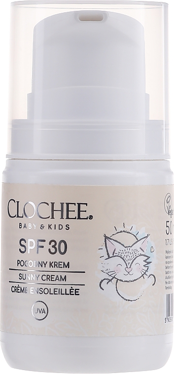 Сонцезахисний крем для дітей                   - Clochee Baby & Kids Sunny Cream SPF30 — фото N1