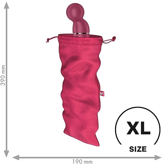 Мішечок для зберігання секс-іграшок, рожевий, Size XL - Satisfyer Treasure Bag Pink — фото N2