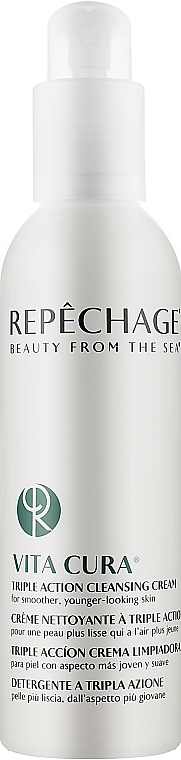 Очищувальний крем потрійної дії - Repechage Vita Cura Triple Action Cleansing Cream — фото N1