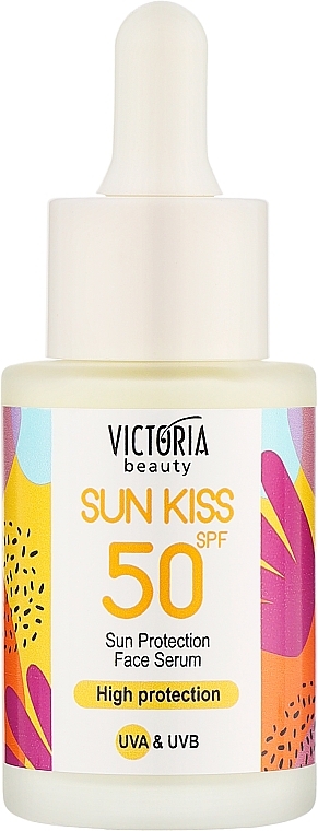 Сонцезахисна сироватка - Victoria Beauty Sun Kiss Sun Protection Face Serum SPF50 — фото N1