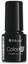 Верхнє покриття для нігтів - Silcare Color IT Premium Hybrid Top Coat Gel — фото N1