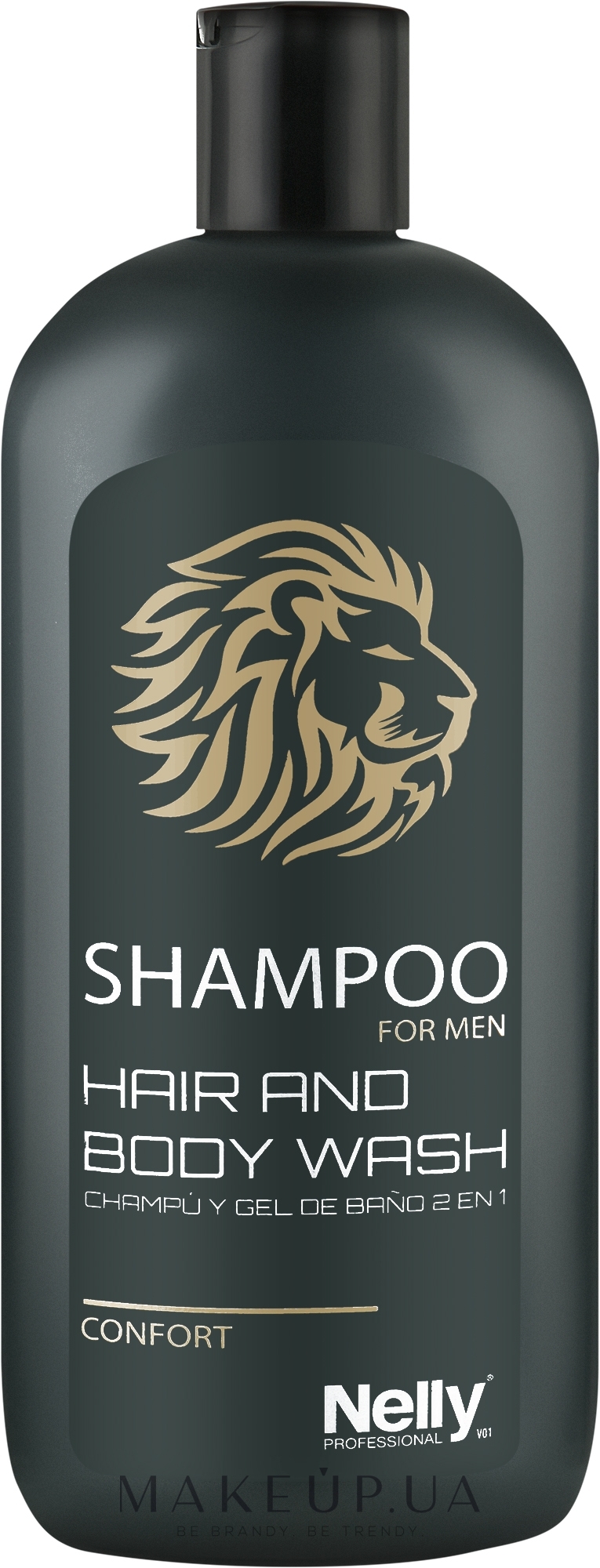 Шампунь 2 в 1 для волос и тела - Nelly Professional Men Shampoo — фото 400ml