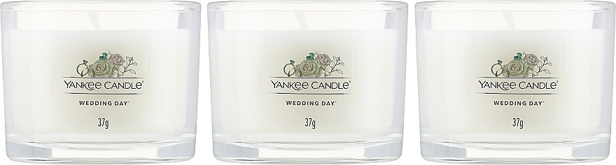 Набор - Yankee Candle Wedding Day (candle/3x37g) — фото N2