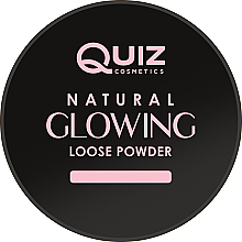 Парфумерія, косметика Пудра для обличчя - Quiz Cosmetics Natural Glowing Loose Powder