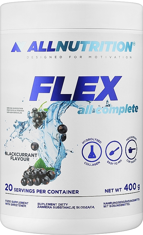 Комплекс для суставов и связок "Черная смородина" - AllNutrition Flex All Complete Blackcurrant — фото N1
