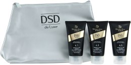 Духи, Парфюмерия, косметика Набор - Simone DSD De Luxe (sham/50ml + mask/50ml + serum/50ml + косметичка серебристая)