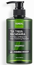 Парфумерія, косметика Шампунь "Jasmine Woody" - Kundal Tea Tree & Macadamia Deep Cleansing Shampoo