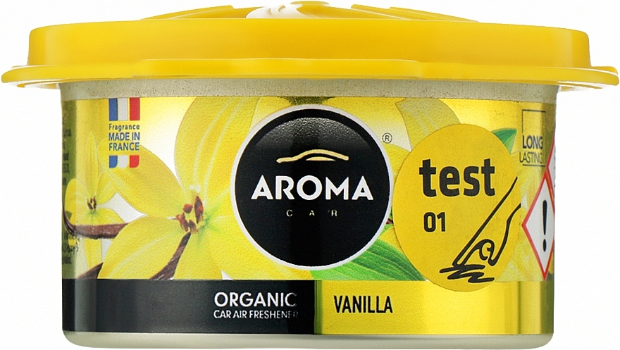 Автомобільний ароматизатор - Aroma Car Organic Vanilla — фото N1