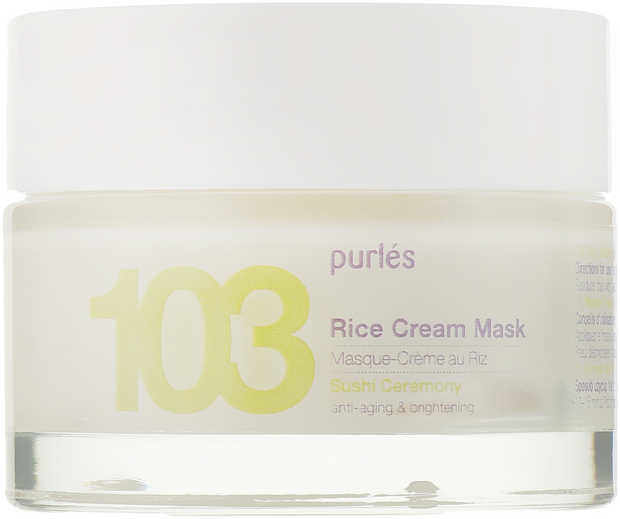 Рисова крем-маска для обличчя - Purles 103 Rice Cream Mask — фото N2