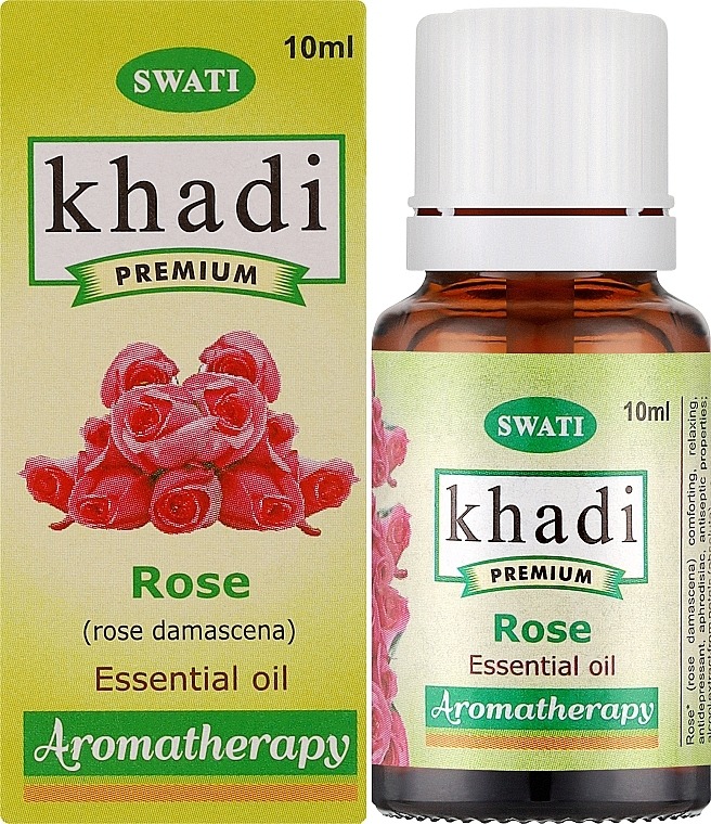 Чиста ефірна олія "Троянда" - Khadi Swati Premium Pure 100% Essential Oil Rose — фото N2