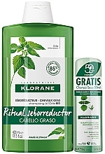 Набор - Klorane Set (shampoo/400ml + shampoo /50ml) — фото N1