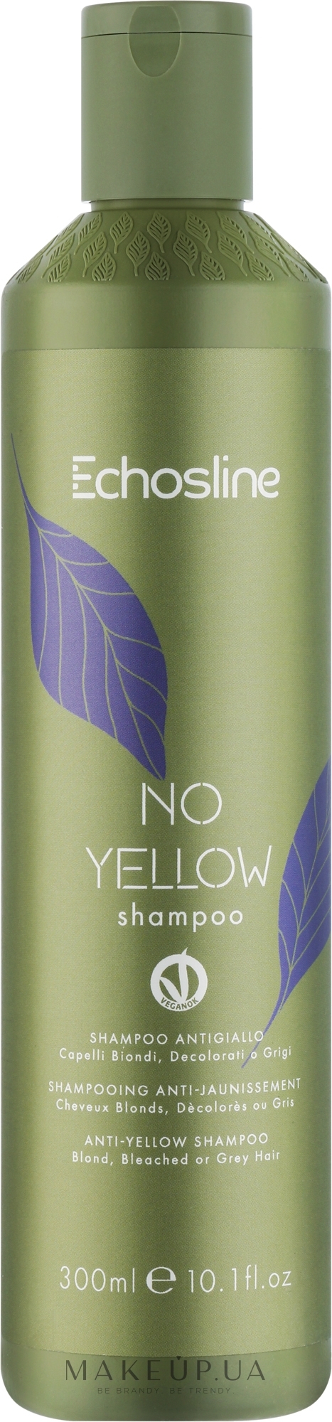 Шампунь против желтизны волос - Echosline No Yellow Shampoo — фото 300ml