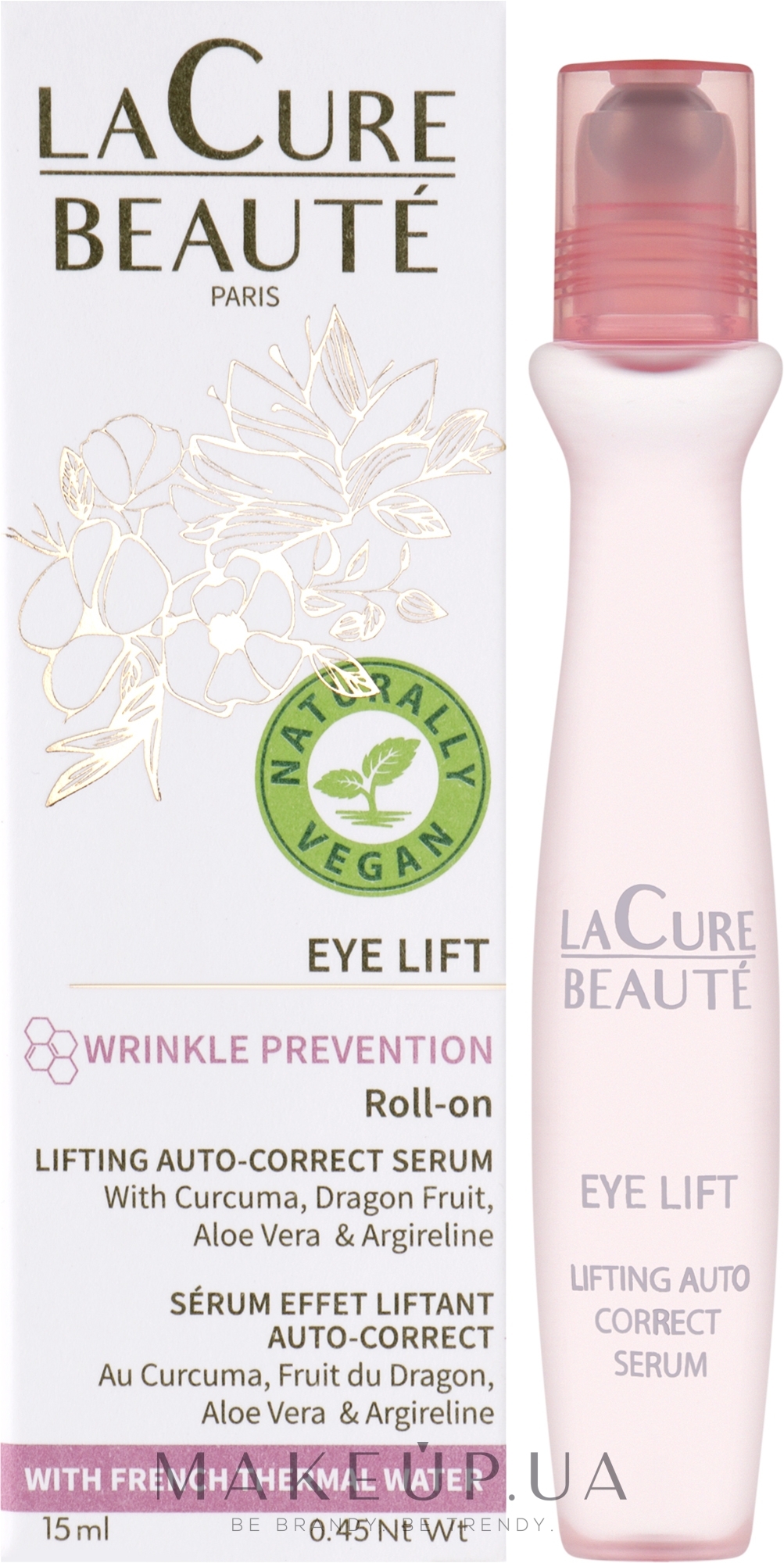 Сироватка для шкіри навколо очей - LaCure Beaute Anti Aging Eye Lift Roll-On — фото 15ml