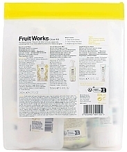 Набор - Fruit Works Glow Kit (f/mask/100ml + f/body/mist/150ml + f/body/scrub/200ml) — фото N2