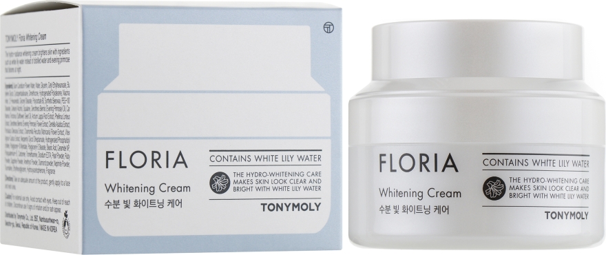 Отбеливающий крем для лица - Tony Moly Floria Whitening Capsule Cream