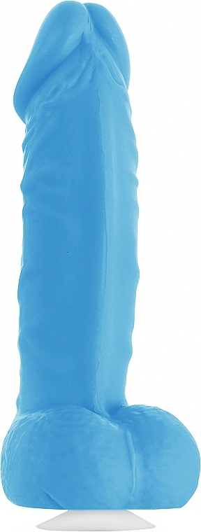 Мило пікантної форми із присоскою, синє - Pure Bliss Big Blue — фото N1