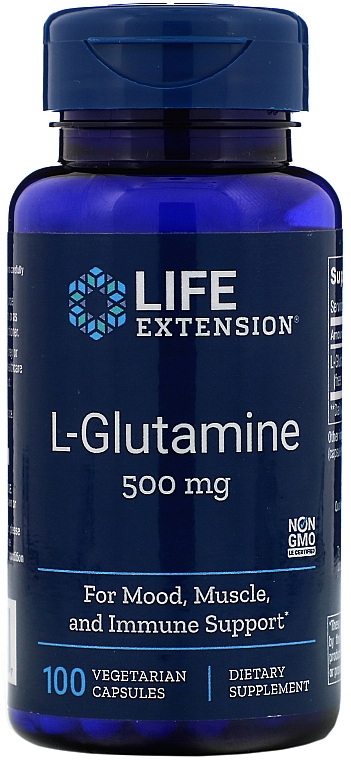 Харчова добавка "Глютамін" - Life Extension L-Glutamine — фото N1
