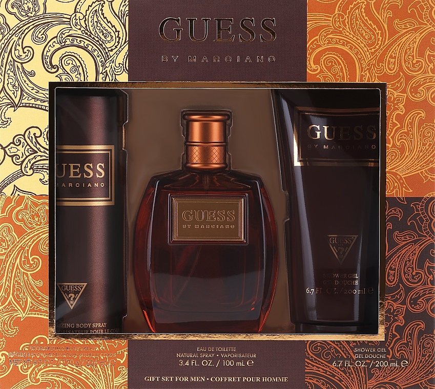 Guess by Marciano - Набор (edt/100 ml + sh/gel/200 ml + deo/226 ml) — фото N1