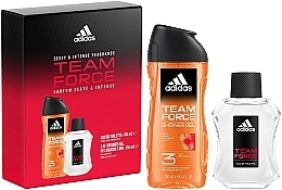 Духи, Парфюмерия, косметика УЦЕНКА Adidas Team Force - Набор (edt/100ml + s/g/250ml) *