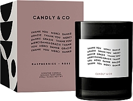 Ароматична свічка - Candly & Co No.7 Thank you. Merci. Danke. Grazie. Scented Candle — фото N1