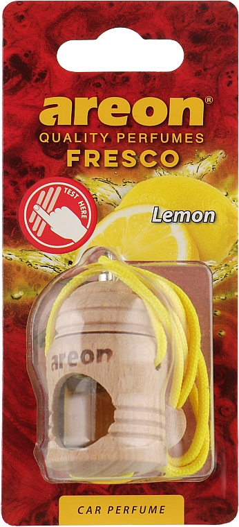 Ароматизатор для авто "Лимон" - Areon Fresco Lemon — фото N1