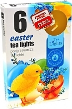 Чайні свічки "Великдень", 6 шт. - Admit Scented Tea Light Easter — фото N1