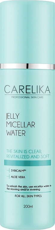 Мицеллярная вода для лица - Carelika Jelly Micellar Water — фото N1