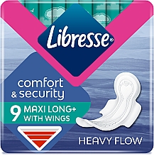 Гігієнічні прокладки, 9 шт - Libresse Maxi Long Soft — фото N1