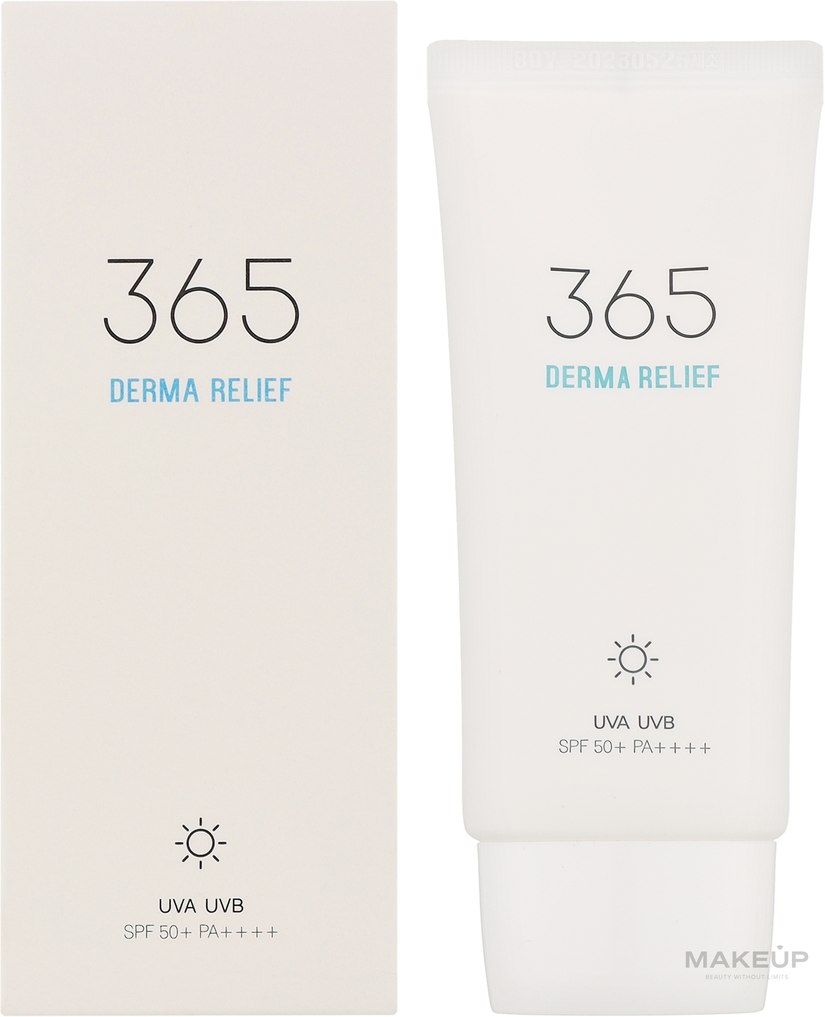 Солнцезащитный крем для лица - Round Lab 365 Derma Relief Sunscreen SPF50+/PA+++ — фото 50ml