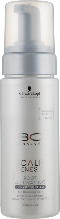 Пена для волос - Schwarzkopf Bc Scalp Genesis Root Activating Densifying Foam — фото N1
