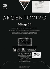 Панчохи "Mirage 20 AUT" 20 DEN, cognac - Argentovivo — фото N2