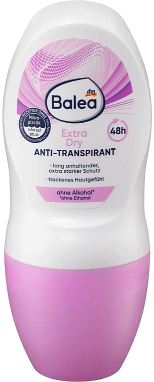 Шариковый дезодорант антиперспирант "Єкстра" - Balea Deo Roll On Antiperspirant Extra Dry
