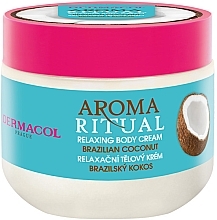 Парфумерія, косметика Крем для тіла "Бразильський кокос" - Dermacol Aroma Ritual Brazilian Coconut Body Cream