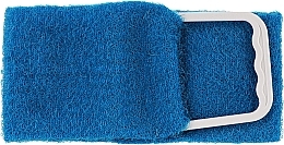 Банная губка жесткая с ручками, синяя - Varto — фото N1