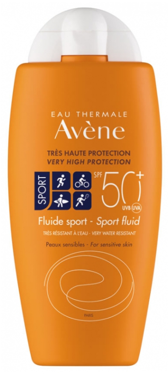Солнцезащитный флюид - Avene Solaire Fluide Sport SPF 50+