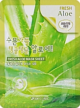 Тканевая маска для лица с экстрактом алоэ - 3W Clinic Fresh Aloe Mask Sheet — фото N1