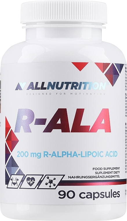 Пищевая добавка "R-альфа-липоевая кислота" - Allnutrition Adapto R-ALA — фото N1