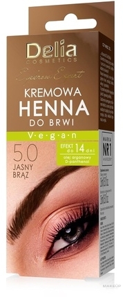 Краска для бровей - Delia Eyebrow Color Creamy Consistency — фото 5.0 - Light Brown