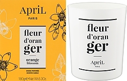 Ароматична свічка "Квітка апельсина" - April Orange Blossom Scented Candle — фото N2