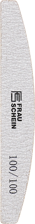 Пилочка для маникюра для натуральных и искусственных ногтей, 100/100 - Frau Schein — фото N1