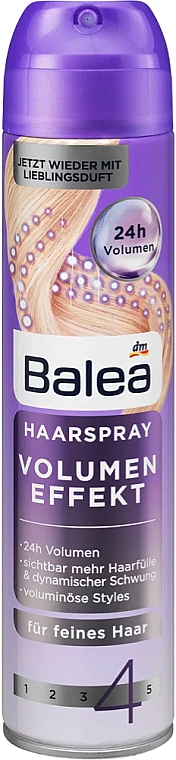 Лак для волос - Balea Volume Effect №4