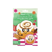 Духи, Парфюмерия, косметика Тканевая маска для лица "Cinnamon Roll" - Face Facts Printed Sheet Mask