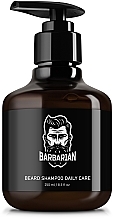 Шампунь для бороди щоденний “Daily Care” - Barbarian Beard Shampoo Daily Care — фото N1