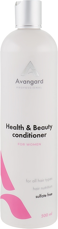 Професійний бальзам-кондиціонер для щоденного догляду за волоссям - Avangard Professional Health & Beauty Conditioner — фото N5