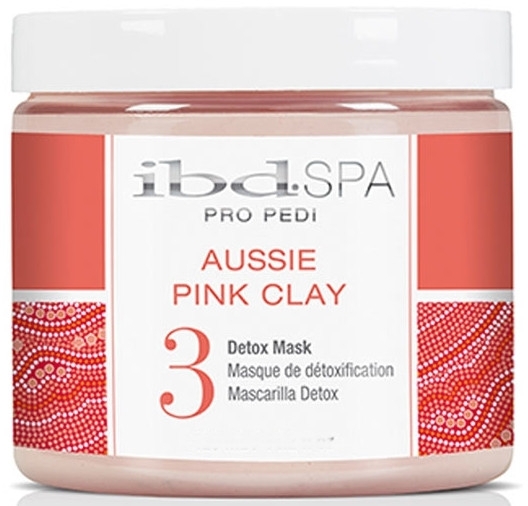 Маска для рук и ног с розовой глиной - IBD Aussie Pink Clay Detox Mask — фото N1
