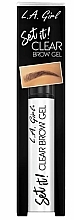 Прозрачный гель для бровей - L.A. Girl Set It! Clear Brow Gel — фото N2